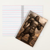 Troll Warrior Notebook – Fantasy Art Journal (À l'intérieur)