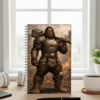 Troll Warrior Notitieboek – Fantasie Kunst Journaa