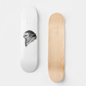 Troll zwart-wit ontwerp skateboard (Voorkant)