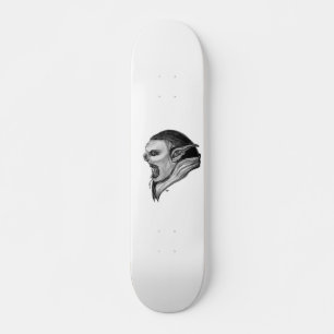 Troll zwart-wit ontwerp skateboard