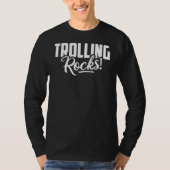 Trollende Rocks Internet Troll Online Troll Sarcas T-shirt (Voorkant)