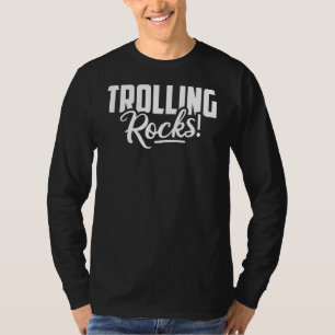Trollende Rocks Internet Troll Online Troll Sarcas T-shirt