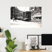 Trolley en Poster Wilkes-Barre (Bureau à domicile)