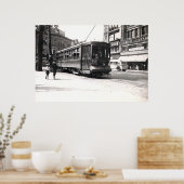 Trolley in het Poster Wilkes-Barre (Keuken)