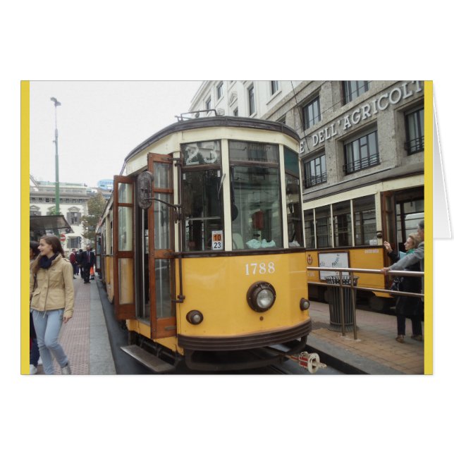 Trolley, Milaan, Italië (Voorkant Horizontaal)