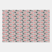 Trolley Probleem Wrapping Papier (3 design) Inpakpapier Vel (Voorkant)