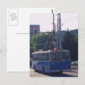 Trolleybus in Bulgarije Briefkaart (Voorkant / Achterkant)