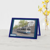 trolleybus uit Luzern Kaart (Gele Bloem)