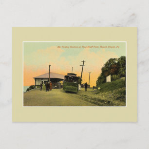  trolleystation Mauch Chunk Pennsylvania Briefkaart
