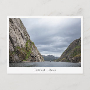 Trollfjord Lofoten Briefkaart