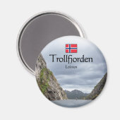 Trollfjord Lofoten Magneet (Voorkant / Achterkant)