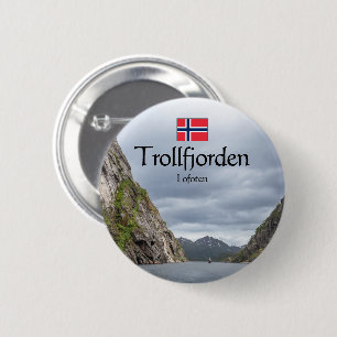 Trollfjord Lofoten Ronde Button 5,7 Cm