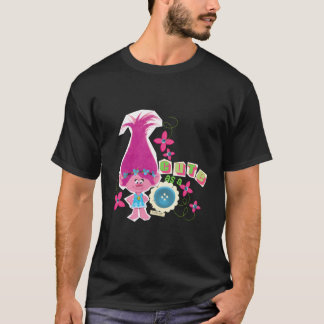 Trolls Poppy als Button T-shirt