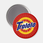 Trololo ronde magneet (Voorkant / Achterkant)