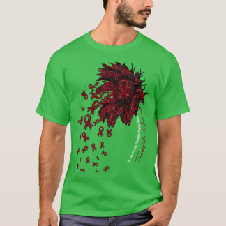 Trombofilie Bewustzijn zonnebloem niemand vecht al T-shirt