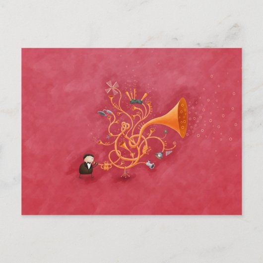 Trombombone Briefkaart (Voorkant)