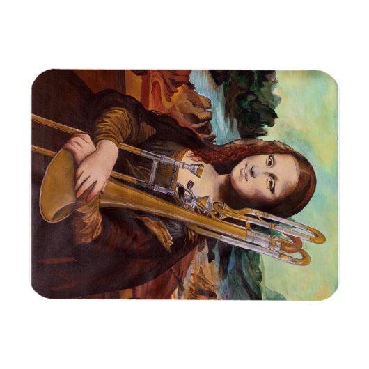 Trombona Lisa Magnet (Horizontal)