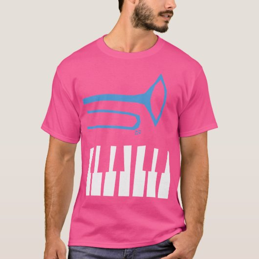 Trombone And Piano T-shirt (Voorkant)
