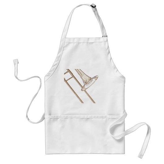 Trombone Apron Standaard Schort (Voorkant)