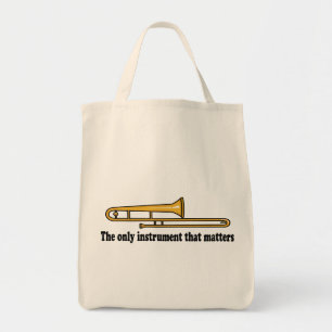 Trombone Attitude Tote Bag