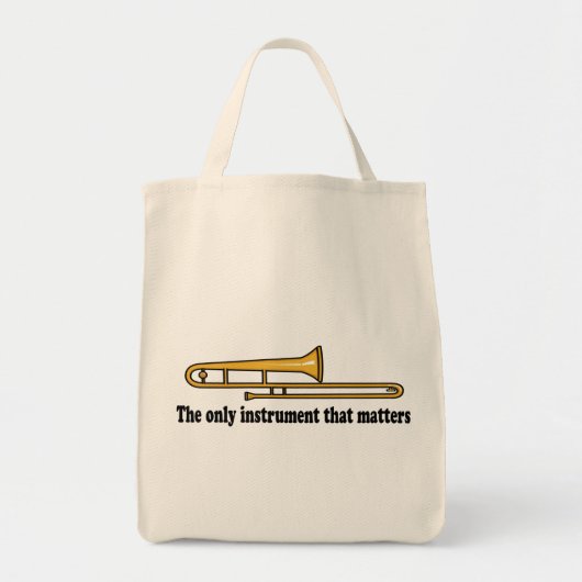 Trombone Attitude Tote Bag (Voorkant)