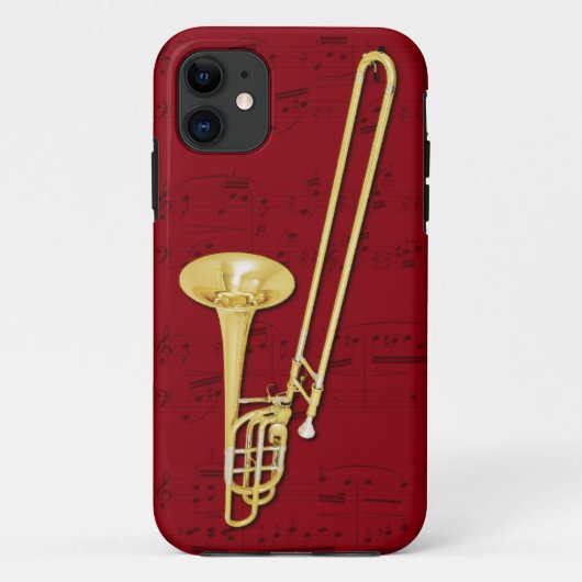 Trombone (bass) telefoongeval. Kies kleur Case-Mate iPhone Case (Achterkant)