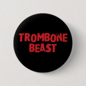 Trombone Beast Button (Voorkant)