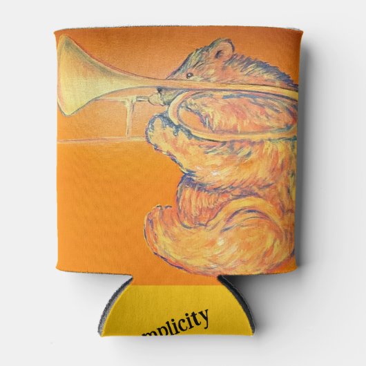 Trombone: Beer & Konijn Blikjeskoeler (Voorkant)