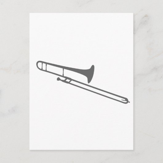 trombone briefkaart (Voorkant)