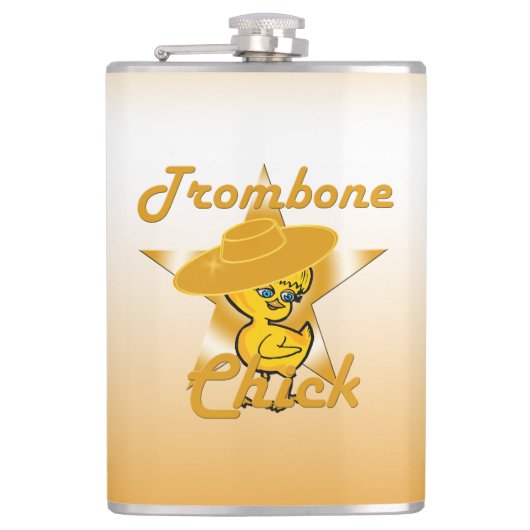 Trombone Chick #10 Heupfles (Voorkant)