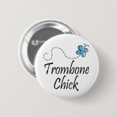 Trombone Chick Button (Voorkant /achterkant)