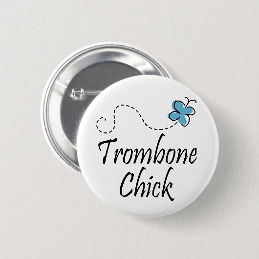  Trombone Chick Button (Voorkant /achterkant)