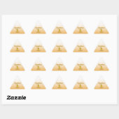 Trombone Chick Driehoek Sticker (Vel)