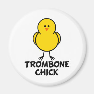 Trombone Chick Magneet