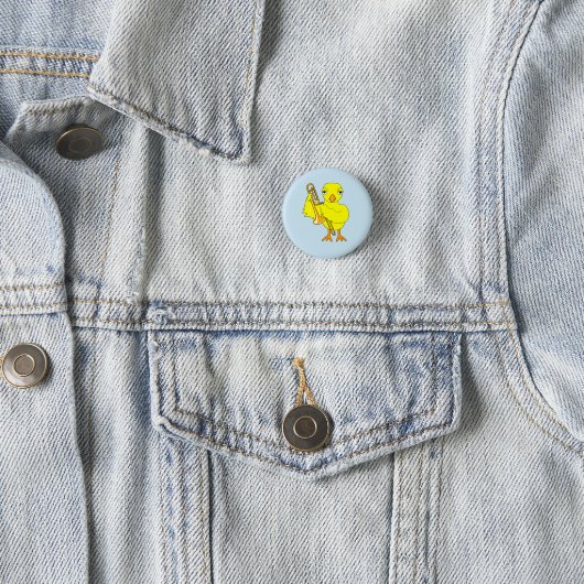 Trombone Chick Ronde Button 3,2 Cm (In situ)