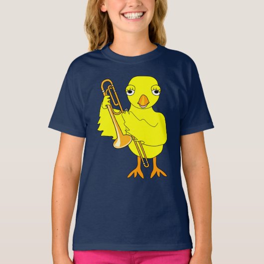 Trombone Chick T-shirt (Voorkant)