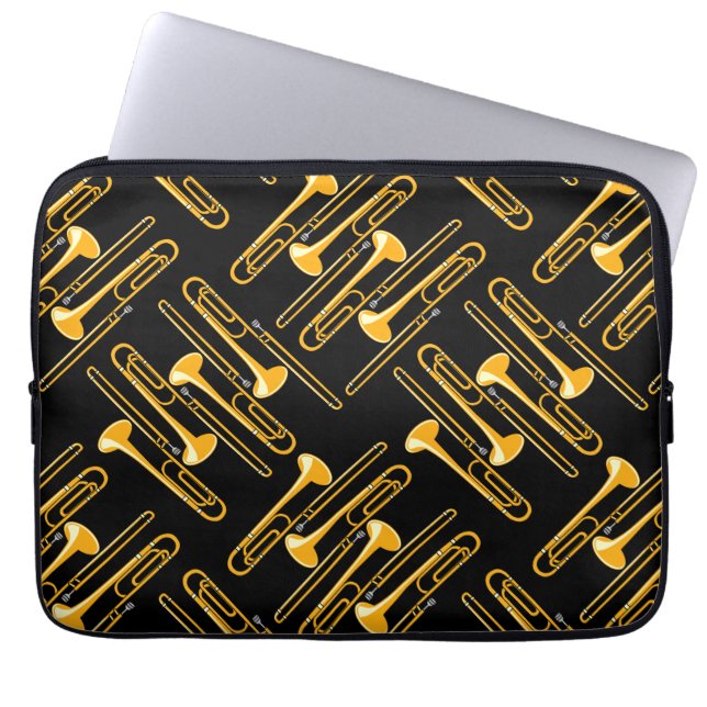 Trombone Crosshatch Laptop Sleeve (Voorkant)