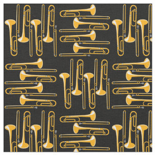 Trombone-crossshatch-patroon Stof