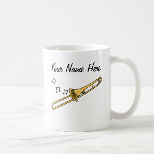 Trombone Custom Mug Trombonist Brass musicien Cade
