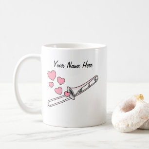 Trombone Custom Wedding Mug Brass Musicien
