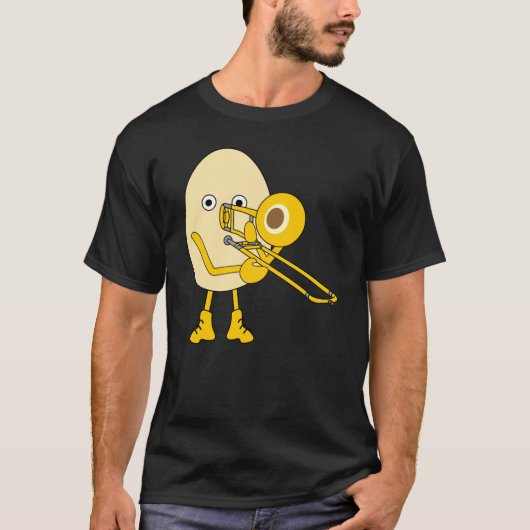 Trombone Egghead T-shirt (Voorkant)