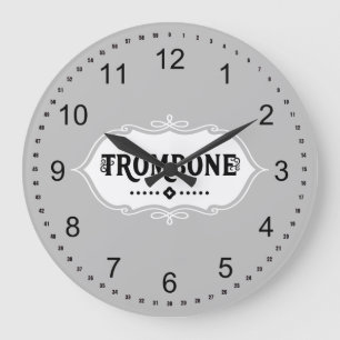 Trombone Emblem Grote Klok