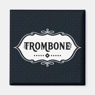 Trombone Emblem Magneet