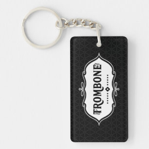 Trombone Emblem Sleutelhanger