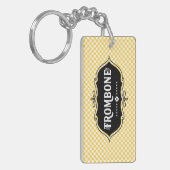 Trombone Emblem Sleutelhanger (Voorkant Links)