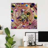 Trombone Fantasy Poster (Thuiskantoor)