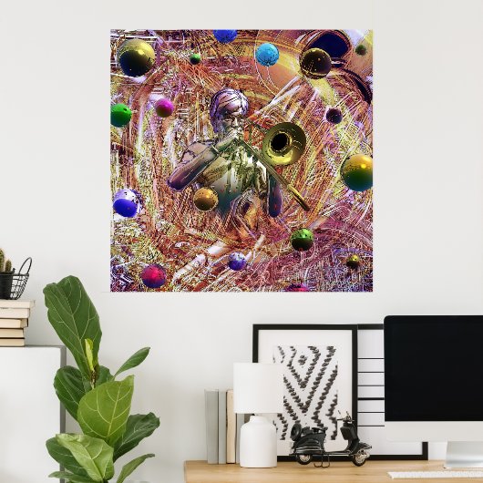 Trombone Fantasy Poster (Thuiskantoor)