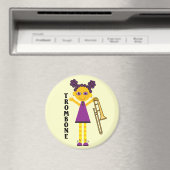 Trombone Girl Magnet (In Situ (Lave-vaisselle))