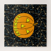 Trombone Halloween Pumpkin Legpuzzel (Horizontaal)