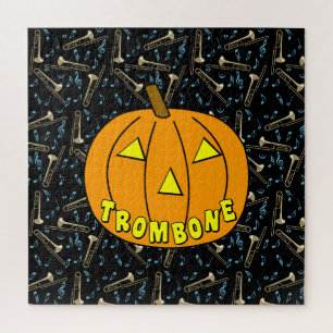 Trombone Halloween Pumpkin Legpuzzel